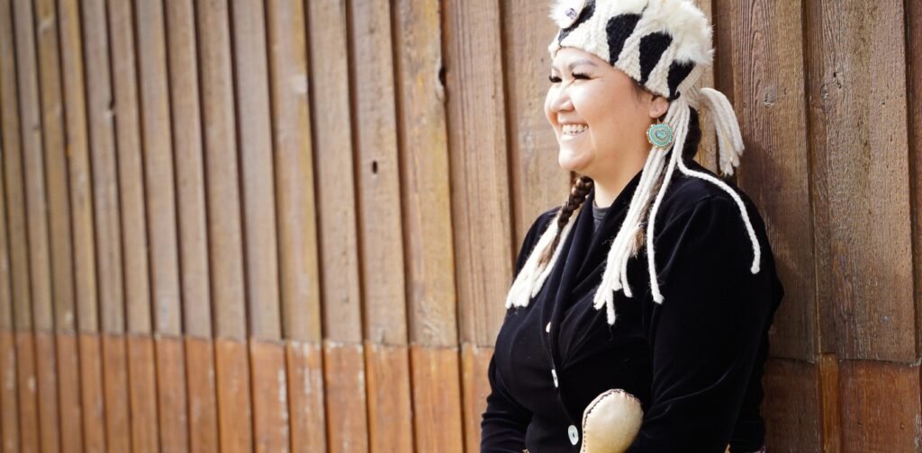 Woman with headdress